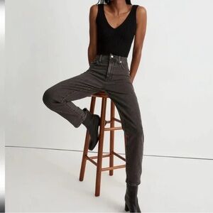 Madewell The Perfect Vintage Jeans in Black Size 26